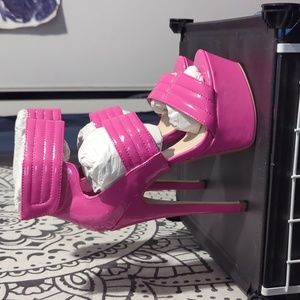 Anne Michelle pink high heels